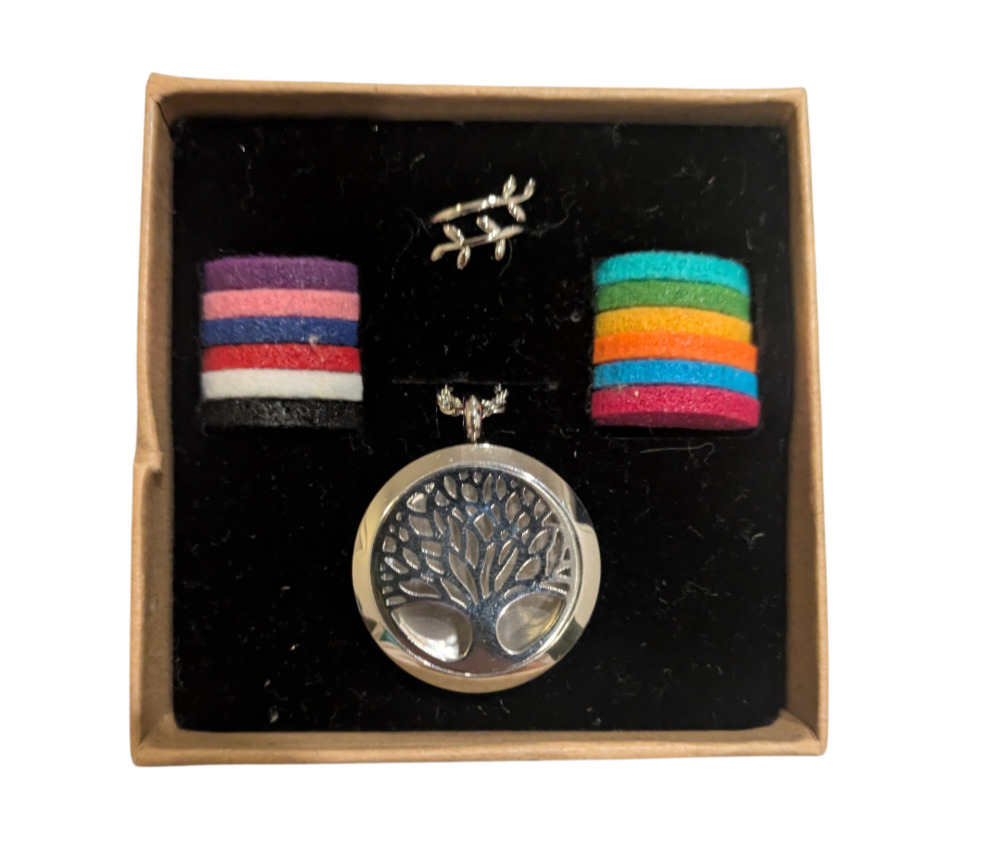 Tree Of Life Essential Oil Diffuser Necklace Aromatherapy
